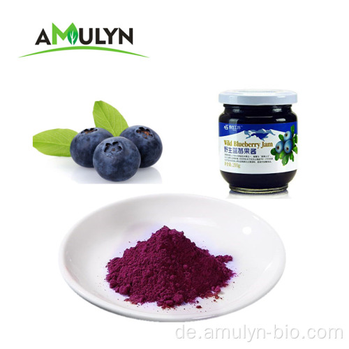 Wilde Blaubeerpulver Blaubeer -Anthocyane